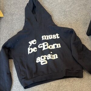 Cactus Plant Flea Market Black Hoodie with White Graphic